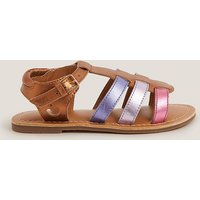Leather Gladiator Sandals Multi 10
