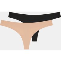 Accessorize Women's 2-Pack Seamless Thongs | Size: XL