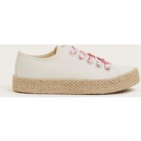 Canvas Espadrille Trainers 10