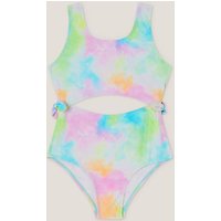 Tie Dye Cut Out Swimsuit