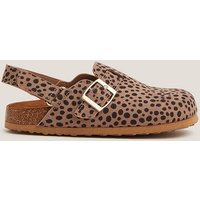 Animal Print Mules 9