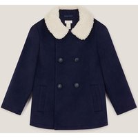 Borg Collar Pea Coat