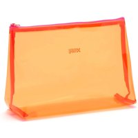 Victoria Green Women's 'Mia' Large Makeup Bag in Clear Orange