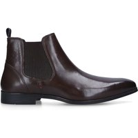 KG Kurt Geiger Men's 'Pax' Leather Boots in Brown | Size: 8