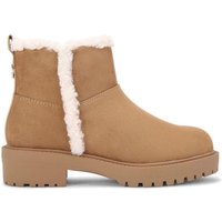 Carvela Women's 'Cosy Ankle' Fabric Boots in Tan | Size: 8