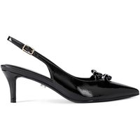 Positano Bow Sling Back Patent Heels