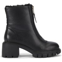 Carvela Women's 'Ignite Zip' Leather Boots in Black | Size: 5