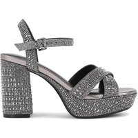 KG Kurt Geiger Women's 'Fleur Platform' Sandals in Silver | Size: 7