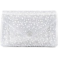 Carvela Women's 'Positano Vinyl Clutch' Bag in White