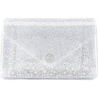 Carvela Women's 'Positano Vinyl Clutch' Bag in Silver