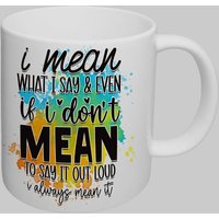 Handcrafted Ceramic Mug Funny Quote