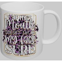 Simply Stunning Mugs Funny Quote Handcrafted Ceramic Mug in White