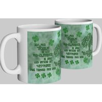 Celtic Blessing Handcrafted Mug Irish Wisdom & Luck