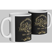 Simply Stunning Mugs Personalised Mr. & Mrs. Exquisite Handcrafted Mug Set of 2 in White