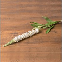 Love Lace White Veronica Stem Artificial Flower