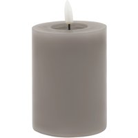 Love Lace Melt Effect 3x4 Grey LED Wax Candle