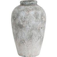 Love Lace Aged Stone Tall Ceramic Vase