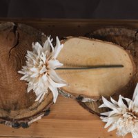Love Lace Café Au Lait Artificial Flower in Orange