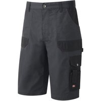 Lee Cooper Workwear Men's Multi Pocket Cargo Shorts in Grey | Size: 30R