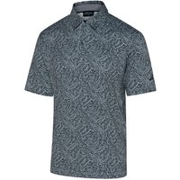 All Over Fern Print Moisture Wicking Golf Polo Shirt
