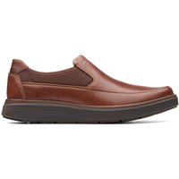 Un Abode Go Loafer Dark Tan Leather Loafers Slip Ons Wide Fit