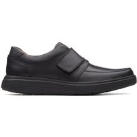 Un Abode Strap Loafer Leather Loafers Riptape Wide Fit