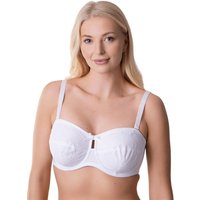 Camille Women's Strapless Underwired Multiway Bra in White | Size: 42F
