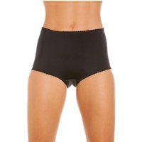 Camille Women's Smooth High Waist Two Pack Control Briefs in Black | Size: 12