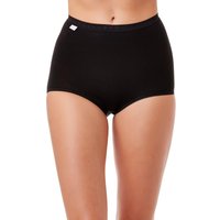 Camille Women's Three Pack Cotton Maxi Briefs in Black | Size: 22