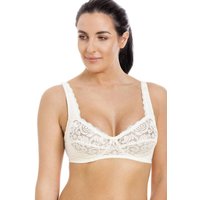 Camille Women's Non Wired Soft Cup Lace Bra in Ivory | Size: 34F