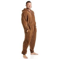 Luxury Supersoft Leopard Print Hooded Onesie