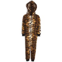Supersoft Tiger Print Hooded All One Onesie Years