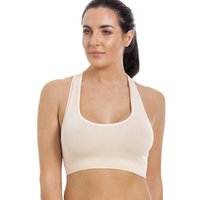 Camille Women's Plain Seamfree Maternity Sleeping Bra in Beige | Size: Small