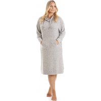 Camille Women's Comfy Fit Hacci Lounger in Light Grey | Size: 8-10