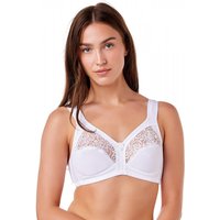 Camille Women's Womens White Soft Lace Cup Bra | Size: 40DD