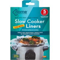 e Pack 5 Slow Cooker Liners Hanging Card