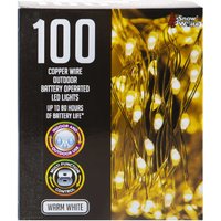 VFM e-Store Outdoor Copper Wire Lights(100) in White