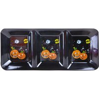 VFM e-Store Halloween Tray Halloween Decal Accessories, Novelty Tray, Party in Black