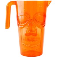 VFM e-Store Halloween Skull Jug, Accessories, Scary Decorations, Spooky in Orange