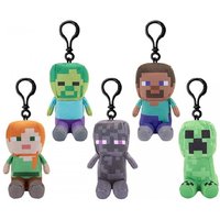Minecraft 13Cm Character Clip On Plush Backpack Accessory