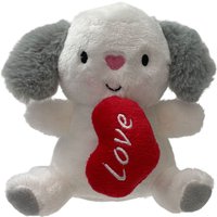 e Valentines Soft Toy Holding Love Heart Plush Toy 15cm