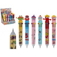 Fast Foodies 10 Multicoloured Pen Options