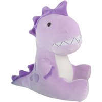 VFM e-Store Soft Toy Dinosaur Plush Cuddly Soft Fluffy Plushie Dino Stuffed in Purple