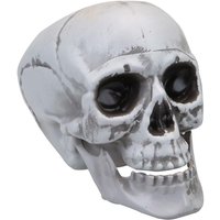 VFM e-Store Large Skull Decoration with Moving Jaw Trick or Treat Party 19cm White