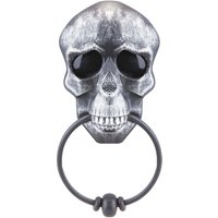 VFM e-Store Halloween Door Knocker Spooky Decoration Party, Trick or in Silver