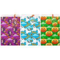 e Halloween Paper Bags Mini Paper Design Pack 10 3 Assorted
