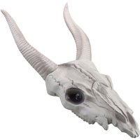 e Halloween Goats Head Decoration LED Eyes Trick or Treat Party