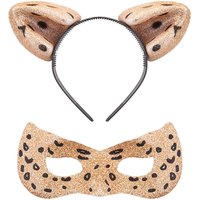 VFM e-Store Halloween Cats Ears & Mask Set Party, Trick or Treat in Gold