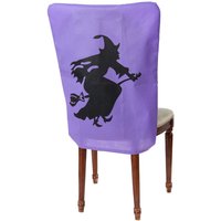VFM e-Store Halloween Chair Covers Halloween Party, Trick or Treat 65cm x 50cm in Purple | Size: 65 cm x 50 cm