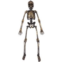VFM e-Store Hanging Skeleton Decoration Halloween Party, Trick or Treat Gold